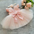 Toddler/Baby Girls Sequin Bow Design Tulle Bridesmaid Gowns childrensterritory