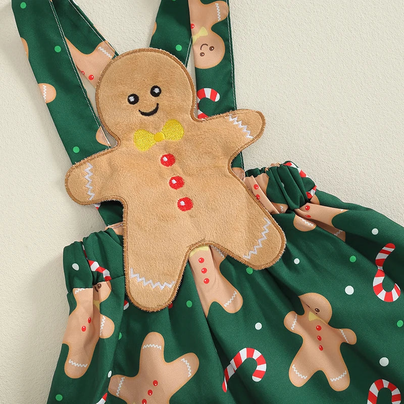 Baby Girls' Long-Sleeved Christmas Party Outfit