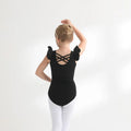 Kids' Girls' Designer Gymnastics Ballet Leotard with Tutu Skirt