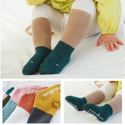 Baby Non-Slip Soft Cartoon Design Winter Socks