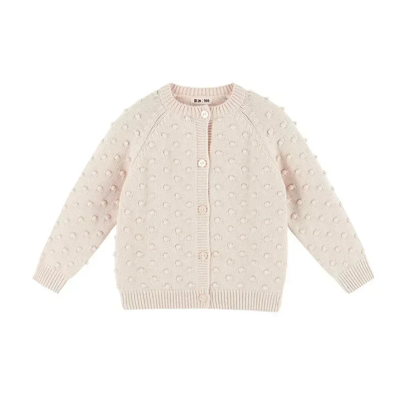 Toddler Girls Lovely Knitted Cardigan for Winters childrensterritory