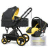 3-in-1 Foldable Baby Carriage Prams With Car Seat childrensterritory