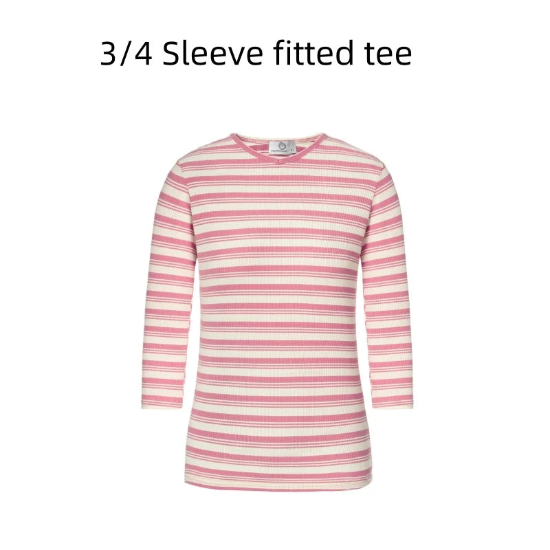 Solid Colour Full Sleeves Summer Clothing Sets For Girls childrensterritory