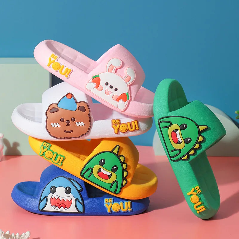 Kids Open Toe Non-Slip Home Slippers