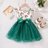 Floral Print Kids Girls Party Dresses childrensterritory