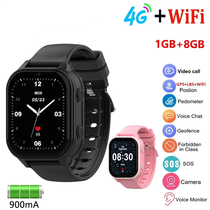 Kids 4G SOS GPS Smart Wristwatch with Camera childrensterritory