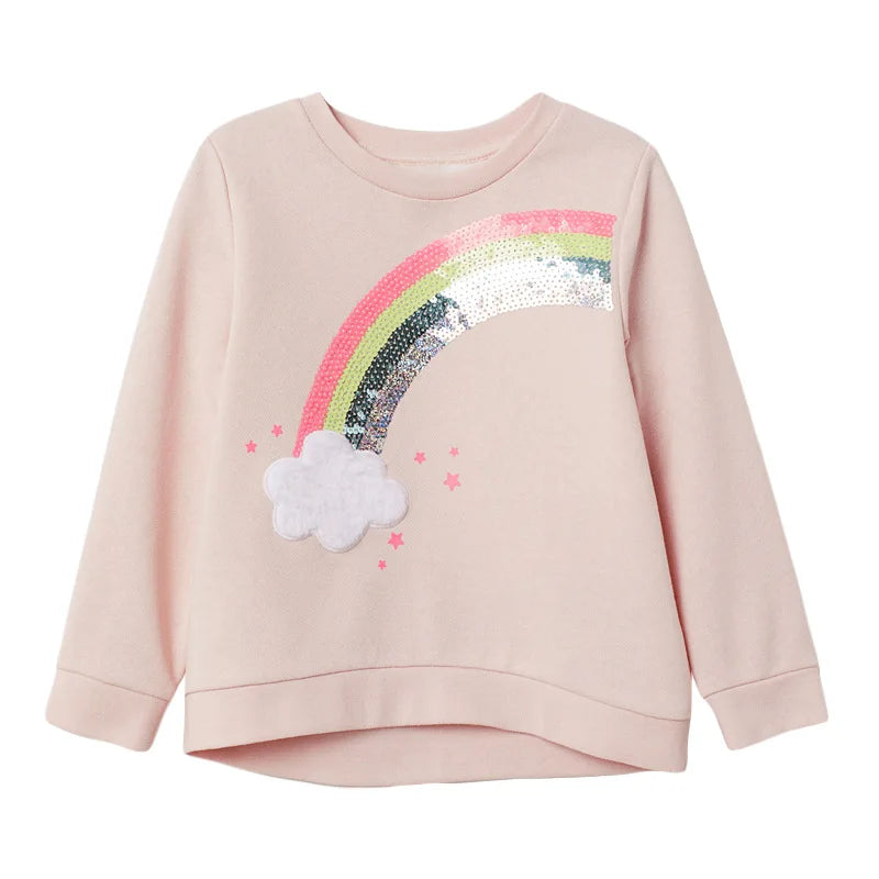 Little Girls Lovely Cotton Printed Sweatshirts childrensterritory