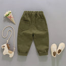 Little Boys Solid Color Casual Pants For Spring Autumn childrensterritory