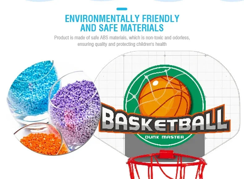 Kids Two Player Large Basketball Hoop Shooting Toys