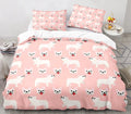 3D Cartoon Animal Print Microfiber Kids Bedding Sets childrensterritory