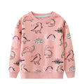 Girls Full Sleeves Flowers Embroidery Casual Sweatshirts childrensterritory