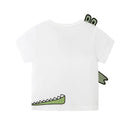 Boys Short Sleeves Crocodile Design Summer T-Shirts childrensterritory