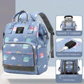 Multifunctional Baby Diaper Backpack With USB Port childrensterritory