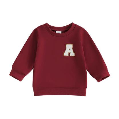 Kids Round Neck Long Sleeves Stylish Winter Sweatshirt