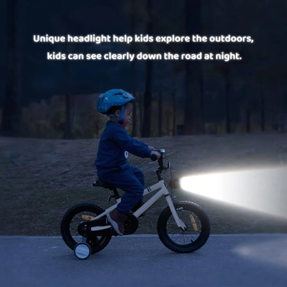 18-inch Kids Bicycle with Headlight &amp; Training Wheels childrensterritory