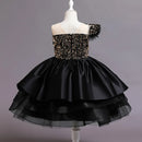 Elegant Kids Girls Sequin Design Formal Evening Party Dresses childrensterritory