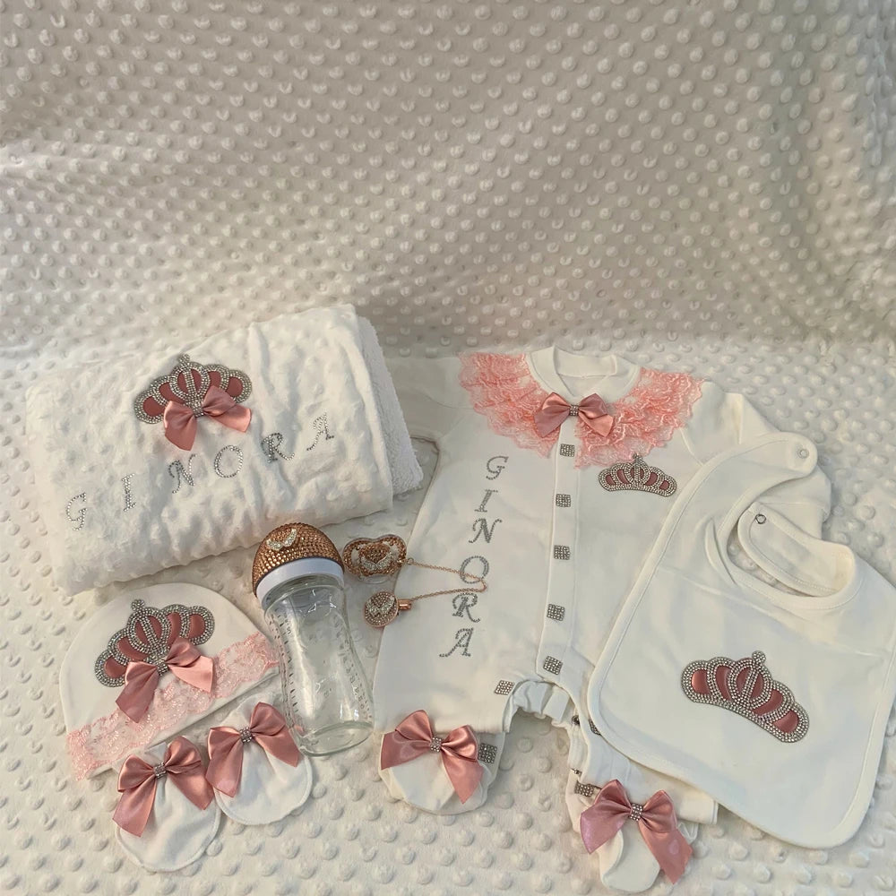 Designer Newborn Baby Cotton Clothing Set in One Pack childrensterritory
