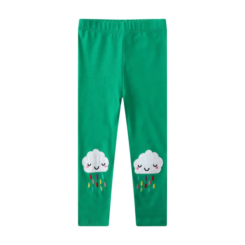 Animal Butterfly Sequin Straight Leggings for Girls childrensterritory