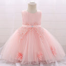 Beaded Sequined First Birthday Party Dresses for Baby Girls childrensterritory
