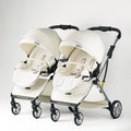 Luxury High-View Detachable Twin Baby Stroller childrensterritory