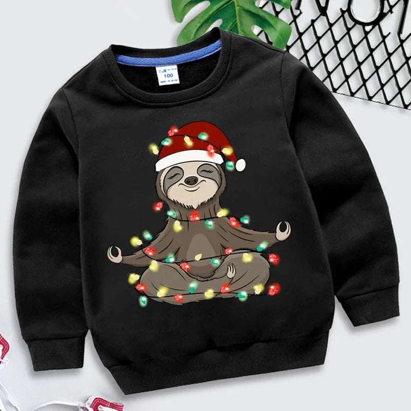 Cartoon Animal Print Children&