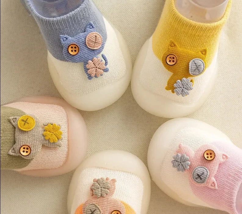 Baby Cartoon Pattern Non-slip Cotton Floor Socks childrensterritory