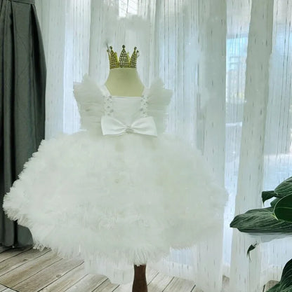 Baby/Kids Girls Tulle Tiered Birthday/New Year Party Puffy Dresses childrensterritory