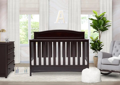 4-in-1 Convertible Baby Crib with Modern Design childrensterritory