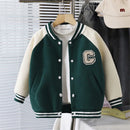 Kids Boys' Long-Sleeved Contrast Color Winter Jackets