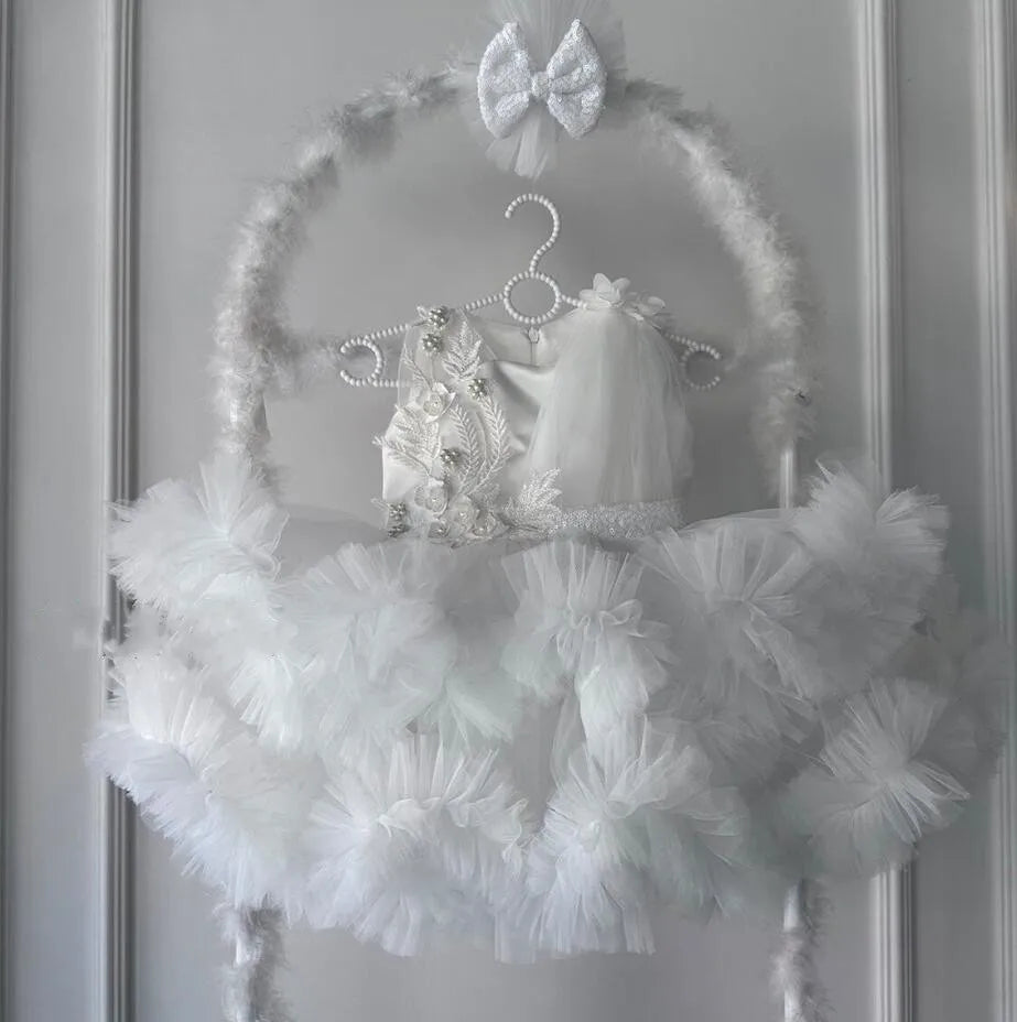Puffy Tutu Ruffled Tulle Baby/Kid Girls Birthday Party Dress