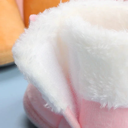 Flower Design Comfortable Baby Snow Booties childrensterritory
