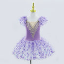 Modern Sequined Flower Tutu Ballet Dresses For Girls childrensterritory