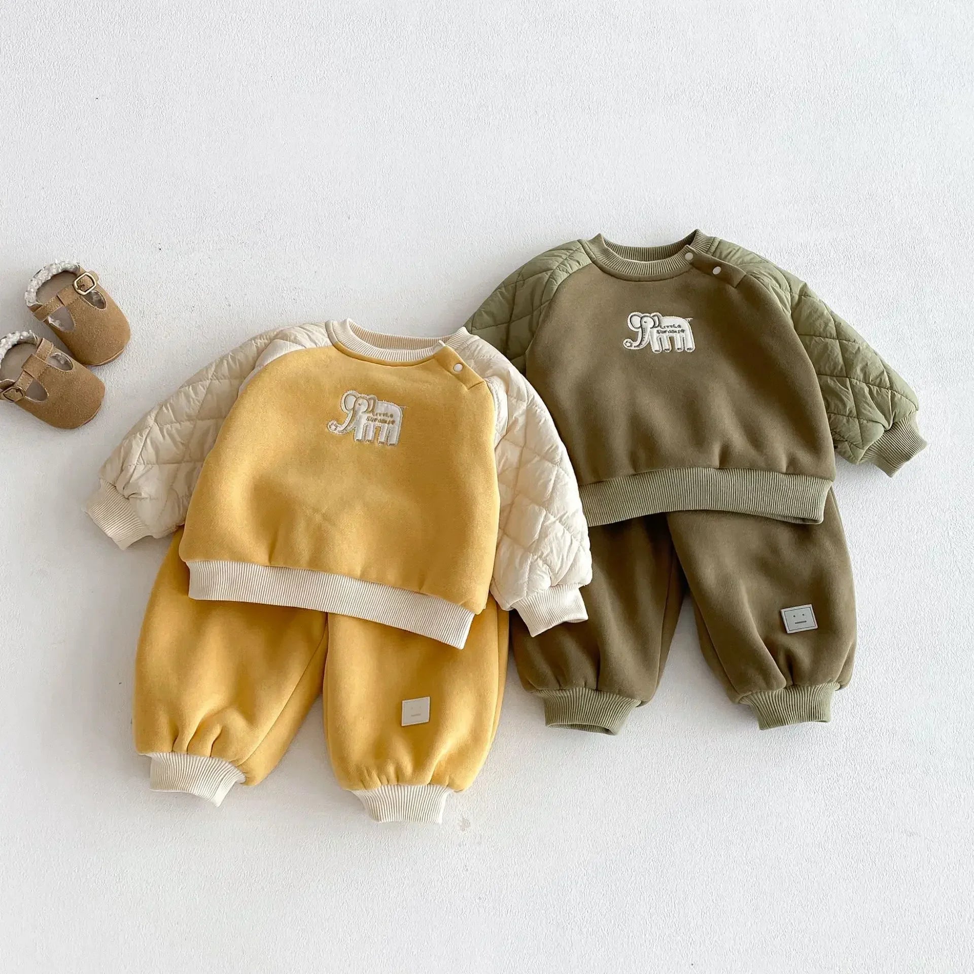 Boys’ Winter Wear Set with Long Sleeves