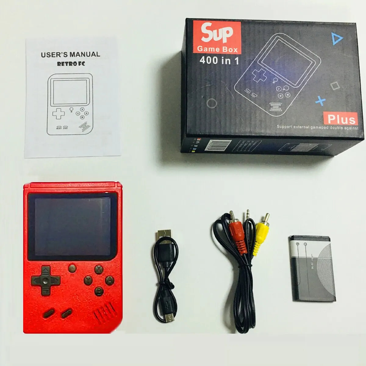 Retro Style Handheld Small Video Game Console for Children