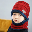 Plush Warm Winter Hat, Neck Scarf and Gloves Set for Kids childrensterritory
