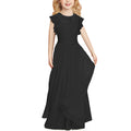 Lace Design Floor Length Girls Pageant Gowns childrensterritory