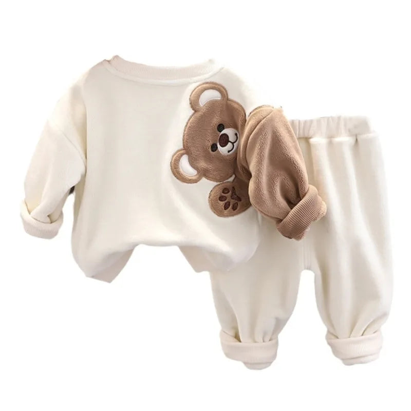 Kids Cartoon Design Winter Clothing Set childrensterritory