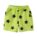 Cartoon Print Summer Drawstring Shorts For Boys Girls childrensterritory