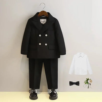 Kids Blazer Vest Pants Formal/Wedding Clothes Set