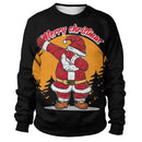 Funny Santa Claus Printed Sweatshirts For Men childrensterritory