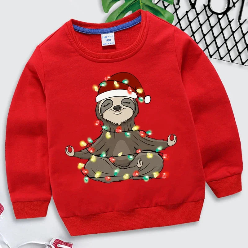 Cartoon Animal Print Children&