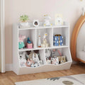 Multi-Shelf Kids Bookshelf and Toy Storage Cabinet