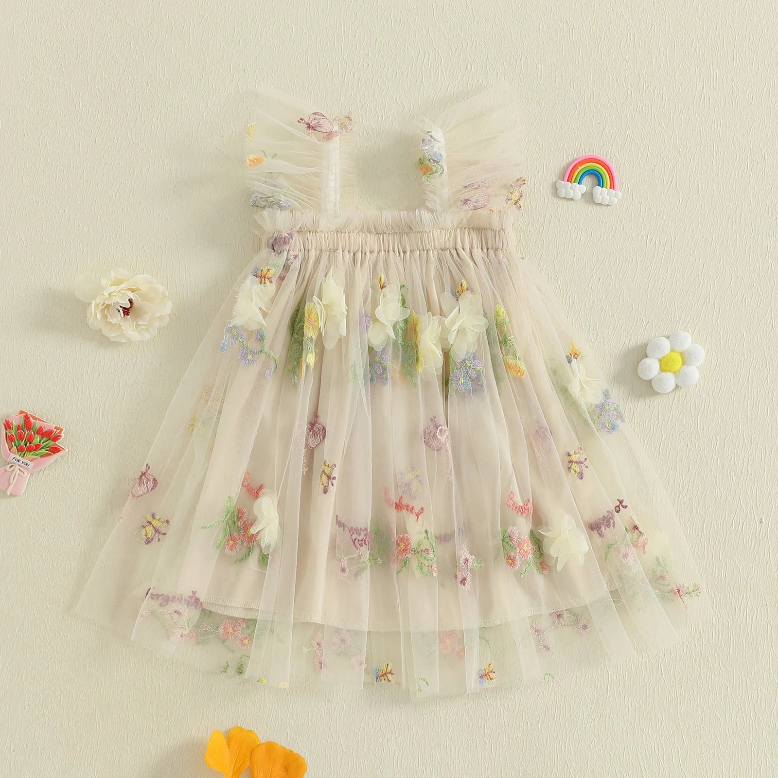 Little Girls Luxury Birthday Party Dresses for Summer