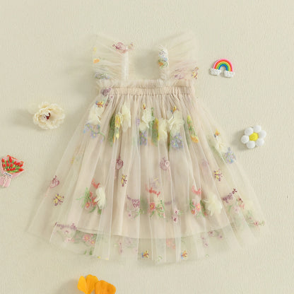 Little Girls Luxury Birthday Party Dresses for Summer