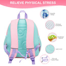 3D Cartoon Deisgn Kids School Backpacks with Traction Line childrensterritory