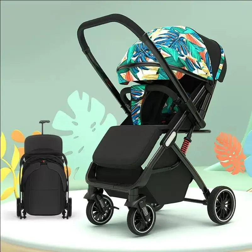 Bi-directional Lightweight High Landscape Baby Stroller