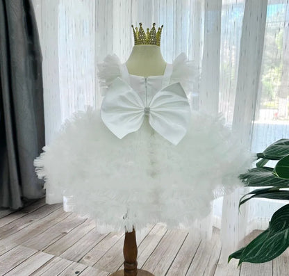 Baby/Kids Girls Tulle Tiered Birthday/New Year Party Puffy Dresses childrensterritory