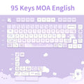 Dessert Cat Theme 95 Keycaps Kit for Mechanical Keyboard childrensterritory