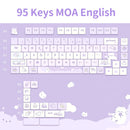 Dessert Cat Theme 95 Keycaps Kit for Mechanical Keyboard childrensterritory