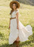 Kids Girls Lace Design Bohemia Long Dresses childrensterritory